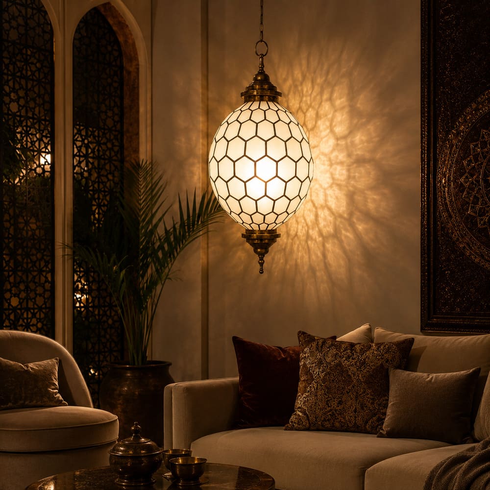 Lampade da soffitto arabe