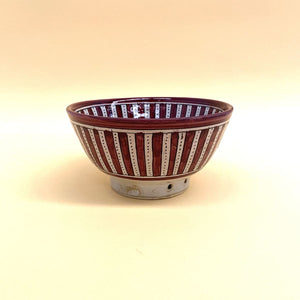 Insalatiera araba in ceramica Fez Garnet 18 cm