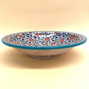 Piatto floreale in ceramica araba 40 cm