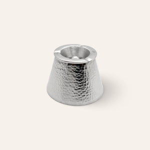 cenicero marroquí cónico plateado metal