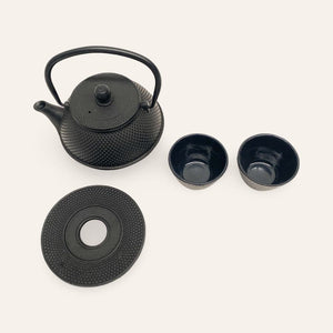 juego de té japonés de hierro 800ml