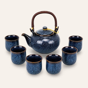 juego de té japonés porcelana