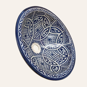 lavabo marroquí cerámica Fez 40