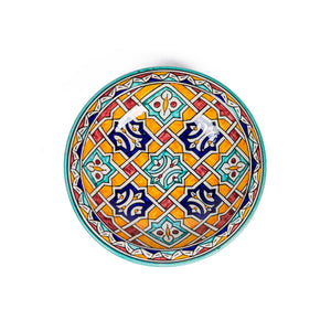 Plato árabe de cerámica de Fez 3 tamaños