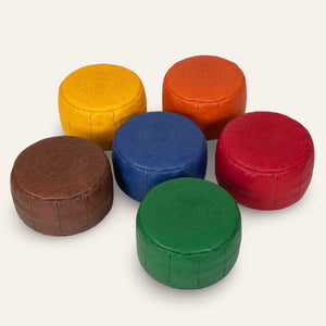 puff árabe cuero set