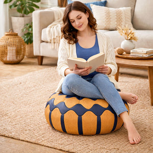 Puff árabe de piel AZRU contexto