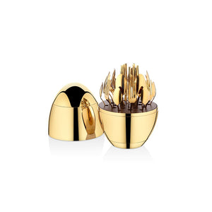set de cubiertos turcos 24 piezas fecra golden