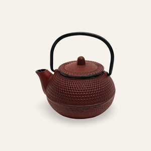 tetera japonesa hierro rojo