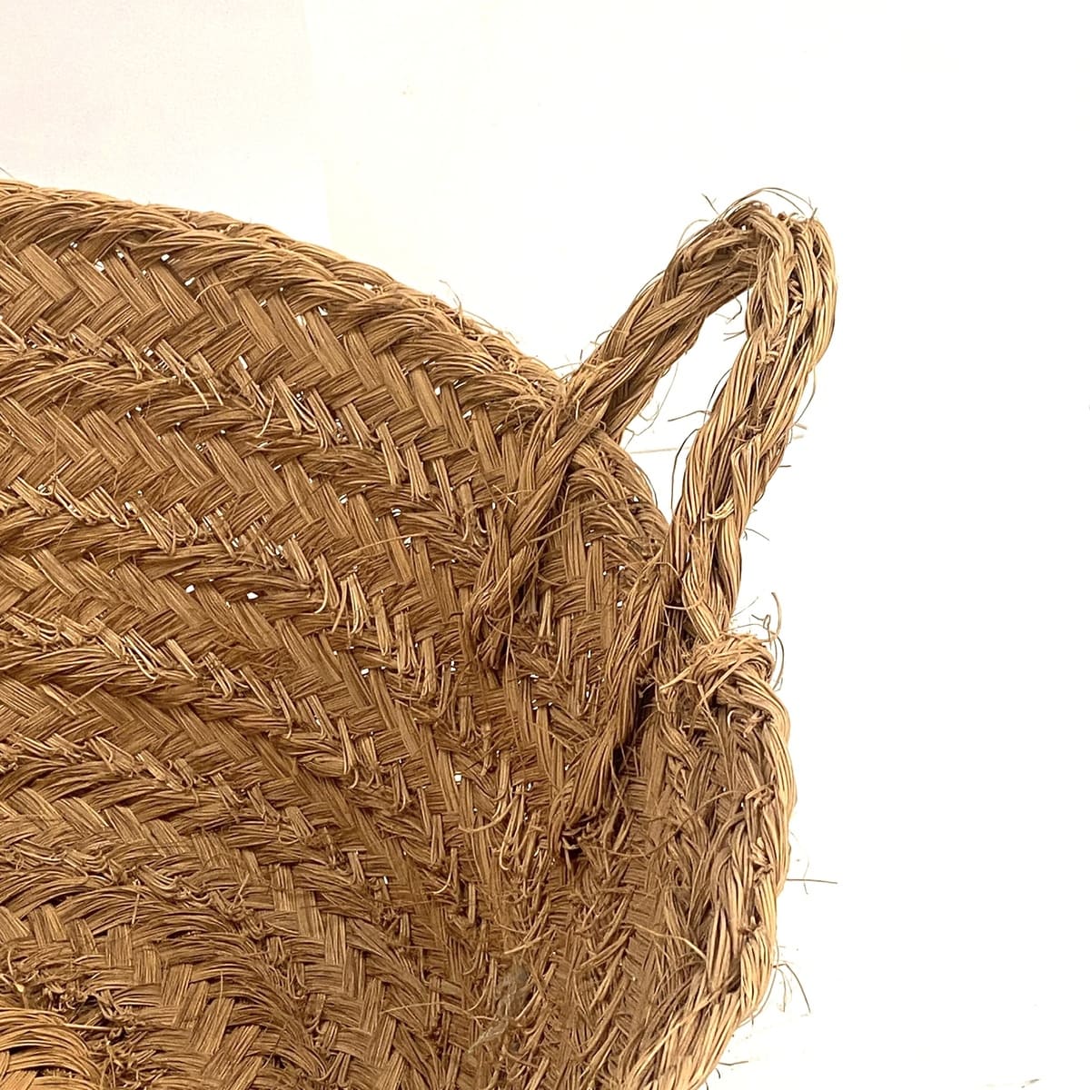 Navicella in sparto naturale 72x67x30