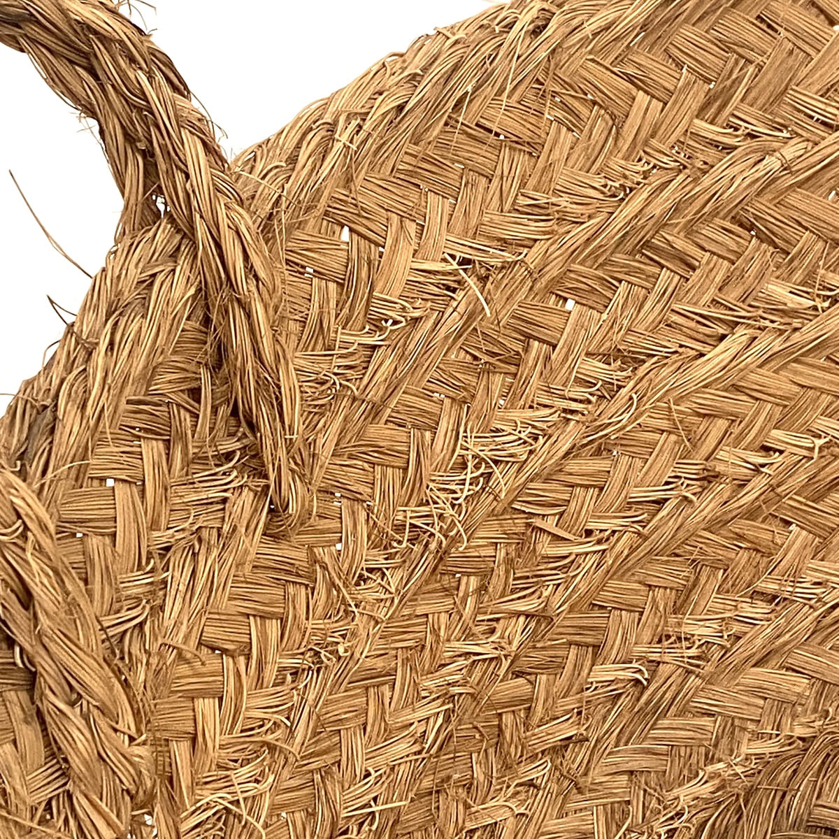 Navicella in sparto naturale 72x67x30