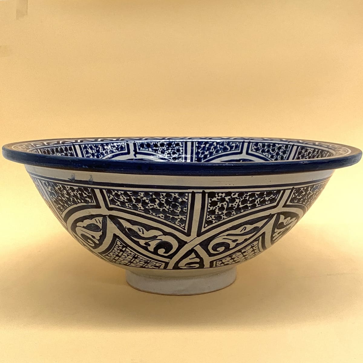 Lavabo in ceramica marocchina di Fez 40 cm