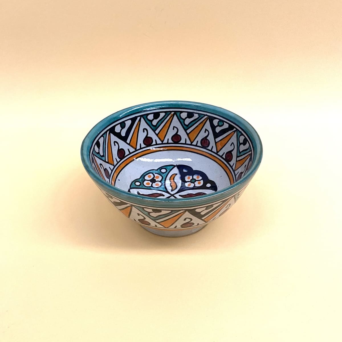Insalatiera araba in ceramica verde multicolore 18 cm