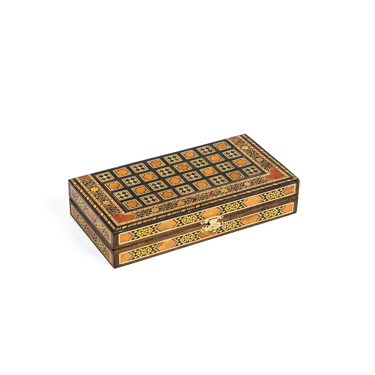 Ajedrez de taracea Damasco en madera