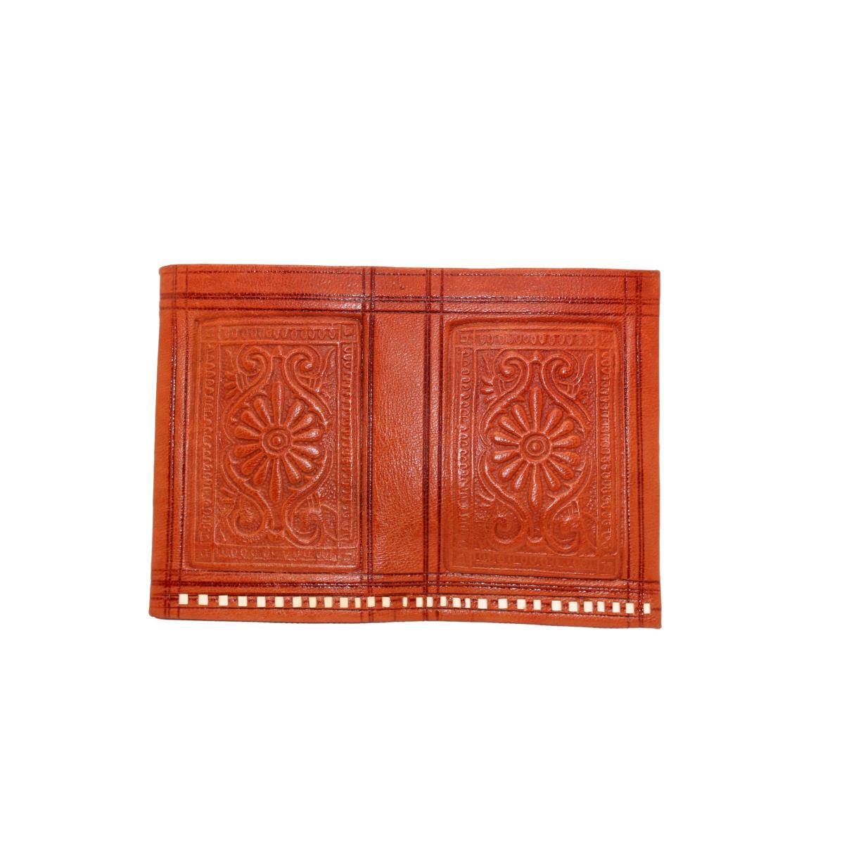 Cartera billetera marroquí de cuero Al-Arab