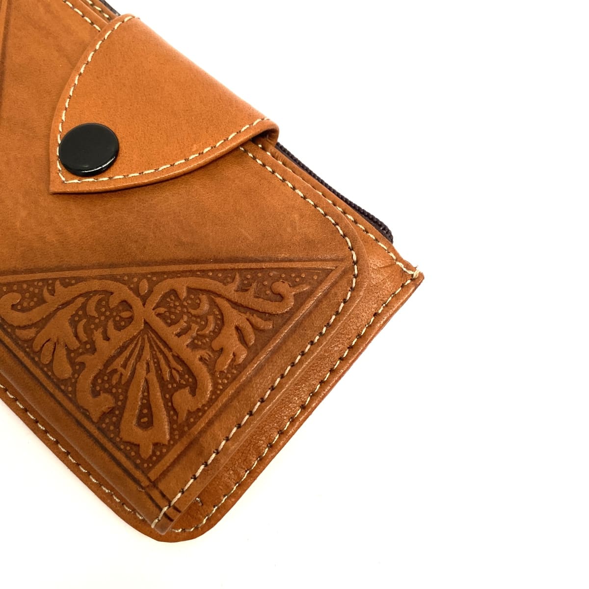 Portafoglio in pelle Tabihe marocchina - Pelletteria artigianale al 100%.