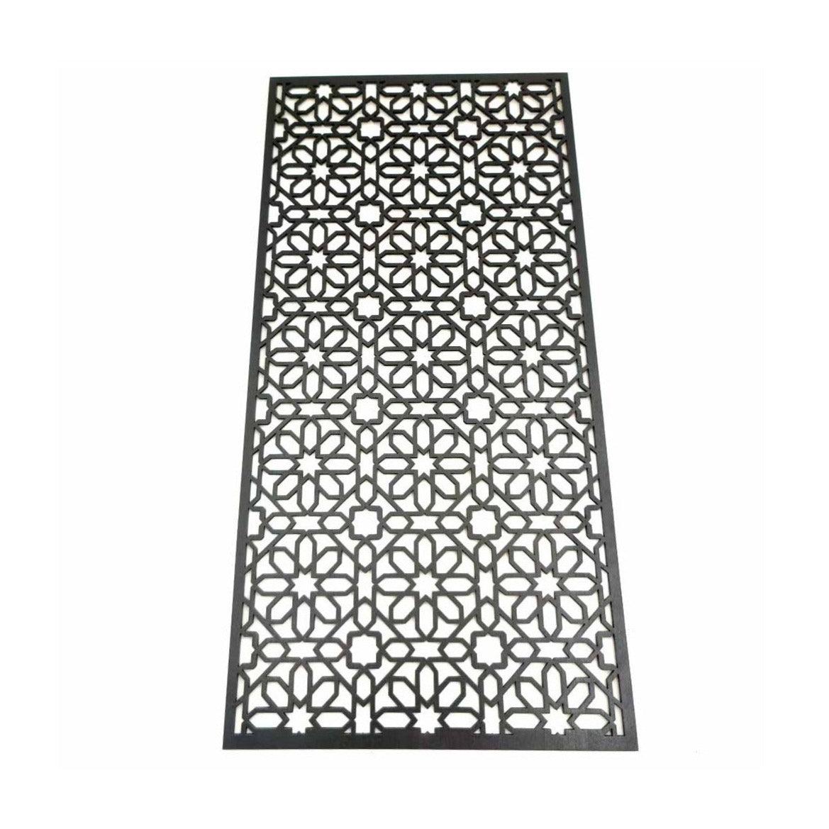 Celosía árabe corte láser estrella andalusí 60x30cm