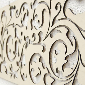 Celosía de madera - Diseño Celta - 80x30cm