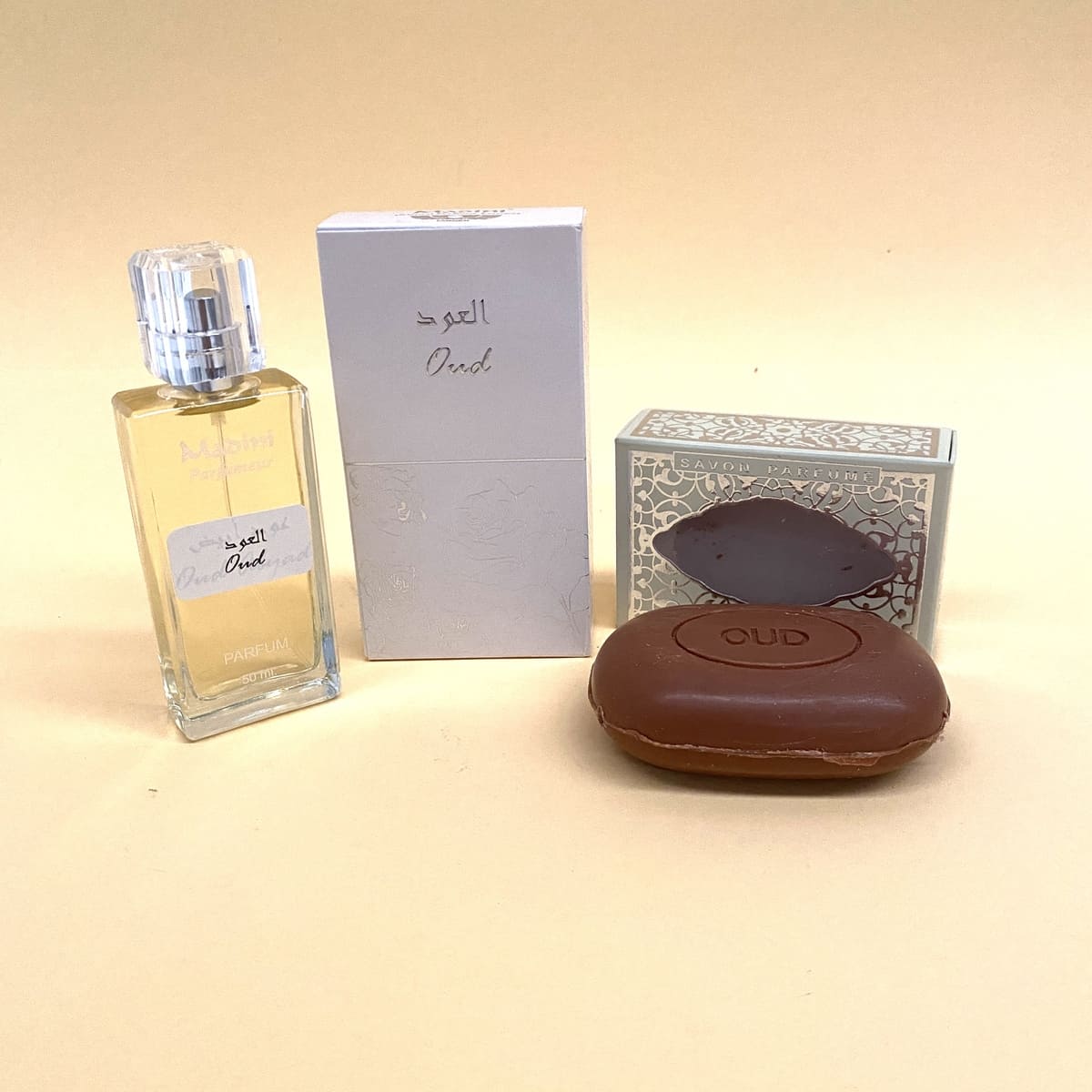 Cesto di profumo arabo Oud MADINI + saponetta