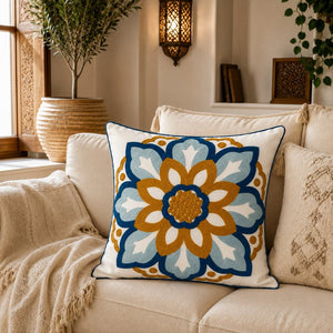 cojín árabe floral MK4 lifestyle