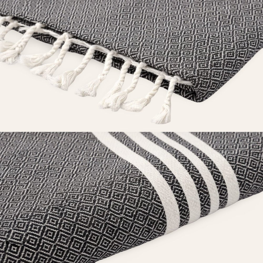 colcha marrakech gris 185cm detalles