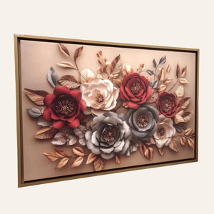 cuadro floral naturaleza colores