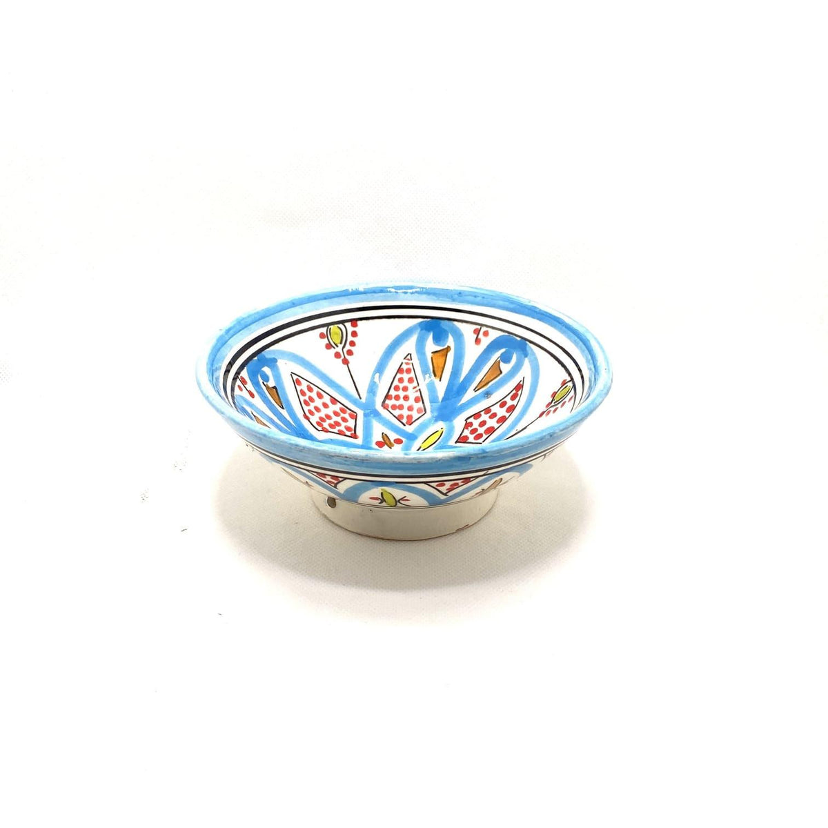 Cuenco marroquí de cerámica pintado 15cm