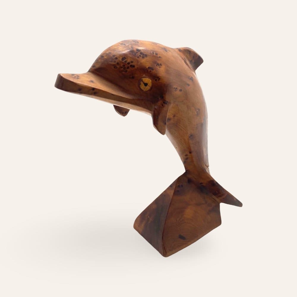 delfin madera de thuya