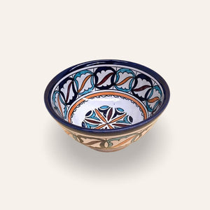 ensaladera cerámica árabe azul 18cm