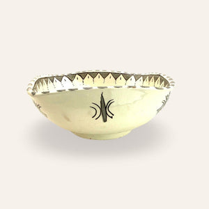 ensaladera marroquí cerámica gris 18cm