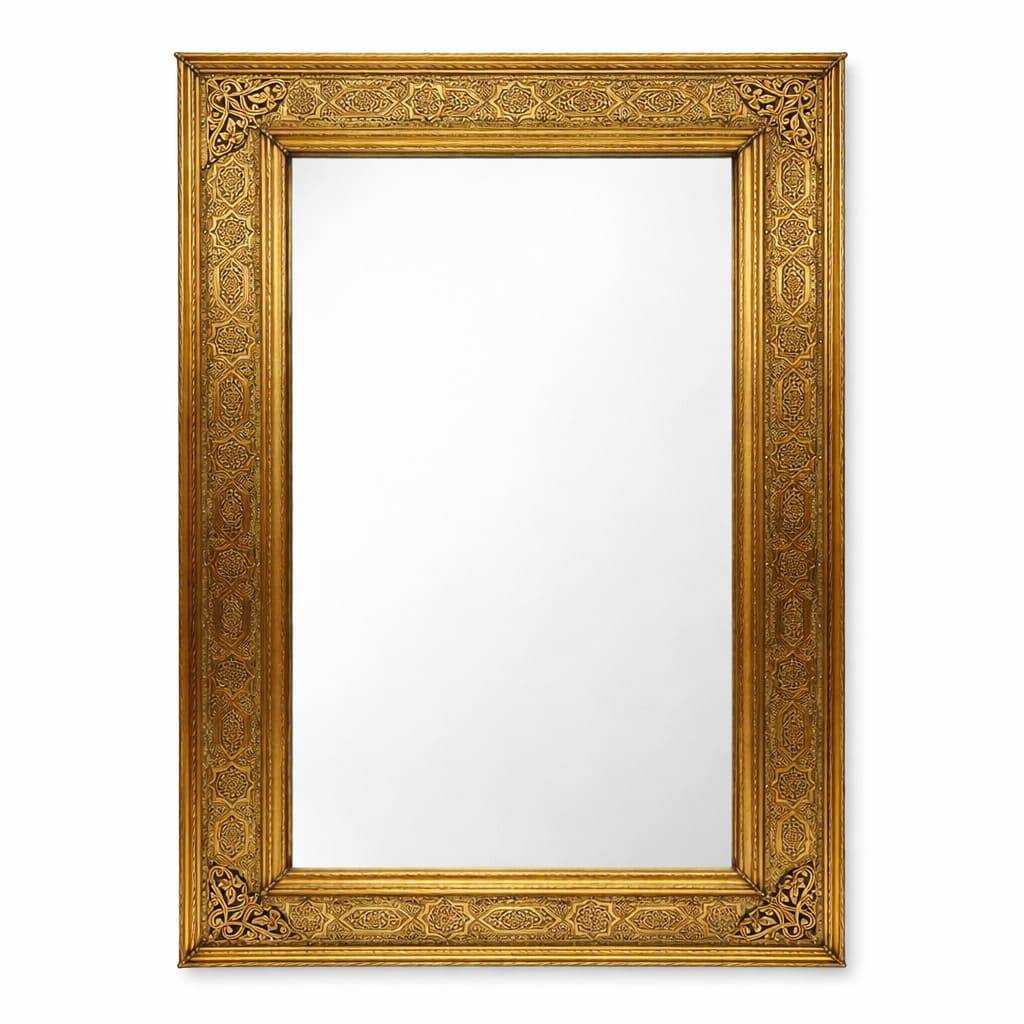 espejo árabe alpaca dorado Ourika