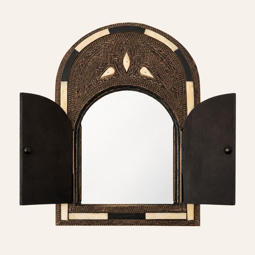 Specchio arabo in osso BOU REGREG 35x25 | Decoro arabo