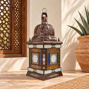 farol árabe de cristal AGOUDAL diurna