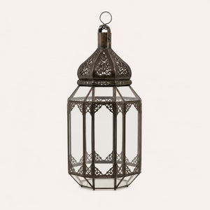 farol marroquí cristal octogonal 64