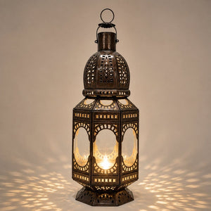farol marroquí karim alargado 50cm