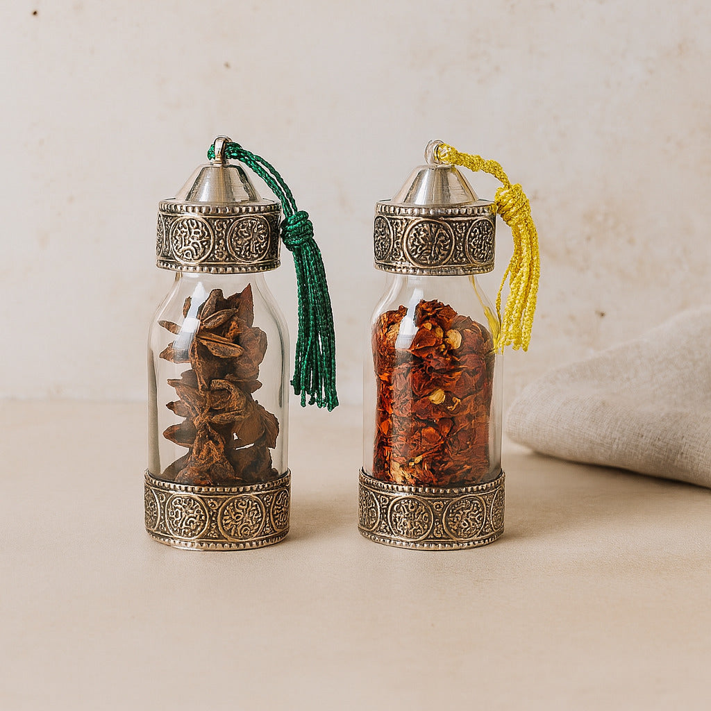 frasco cristal especias condimentos