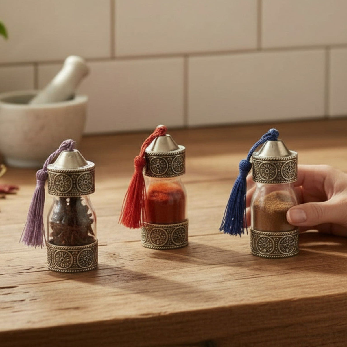 frasco para especias marruecos