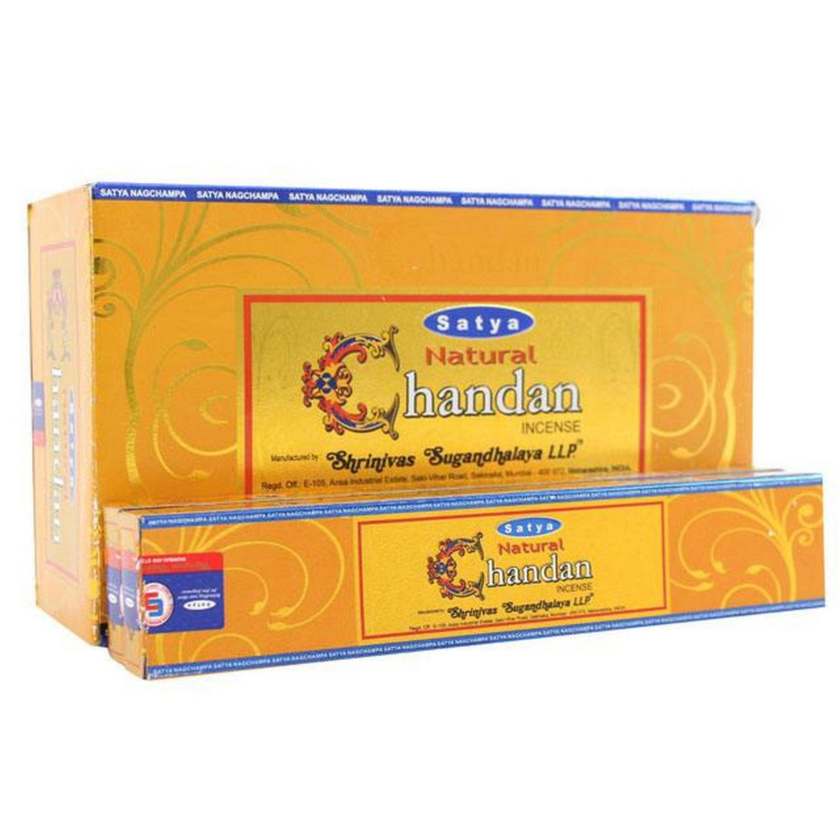 Incienso Chandan Natural Satya - incienso Chandan en varitas