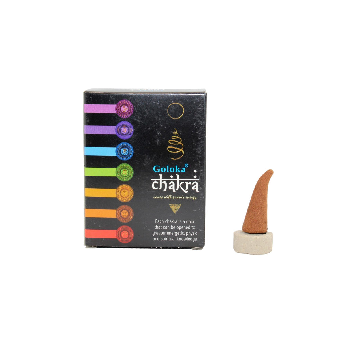 Incienso en conos Goloka Chakra