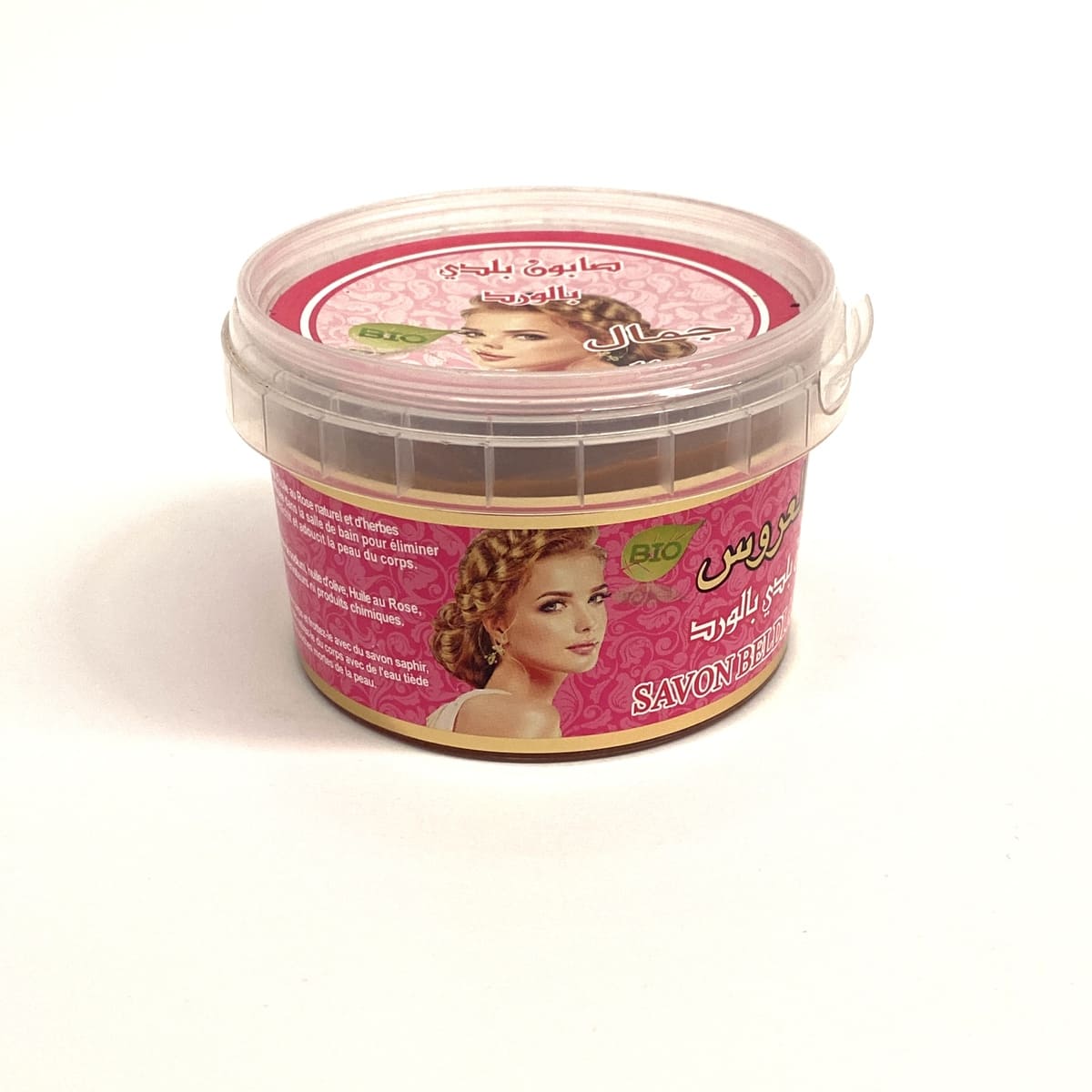 Sapone tradizionale BIO Beldi all'olio di rosa + Luffa IN REGALO