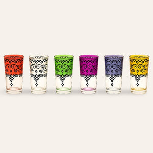 juego 6 vasos de té HABIBA