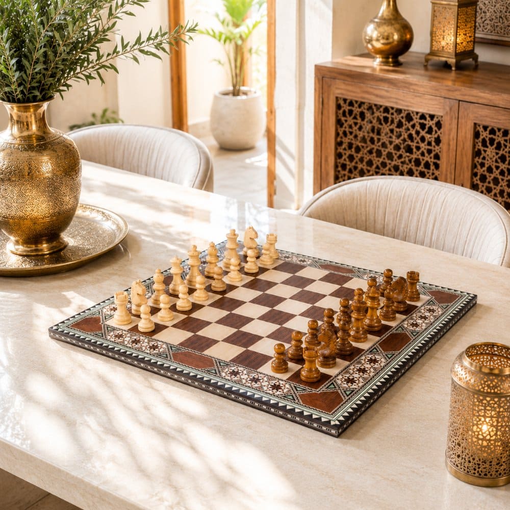 juego ajedrez taracea granadina lifestyle