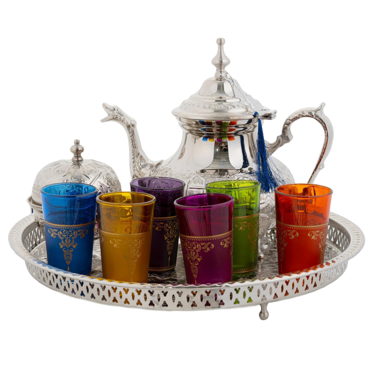 Juego de té marroquí Supreme Gold