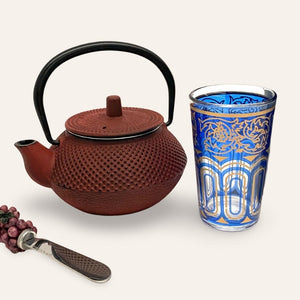 juego de té pakistani detalle