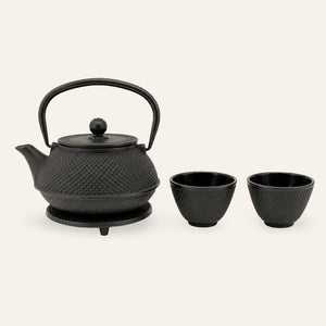 juego de té japonés de hierro 800ml