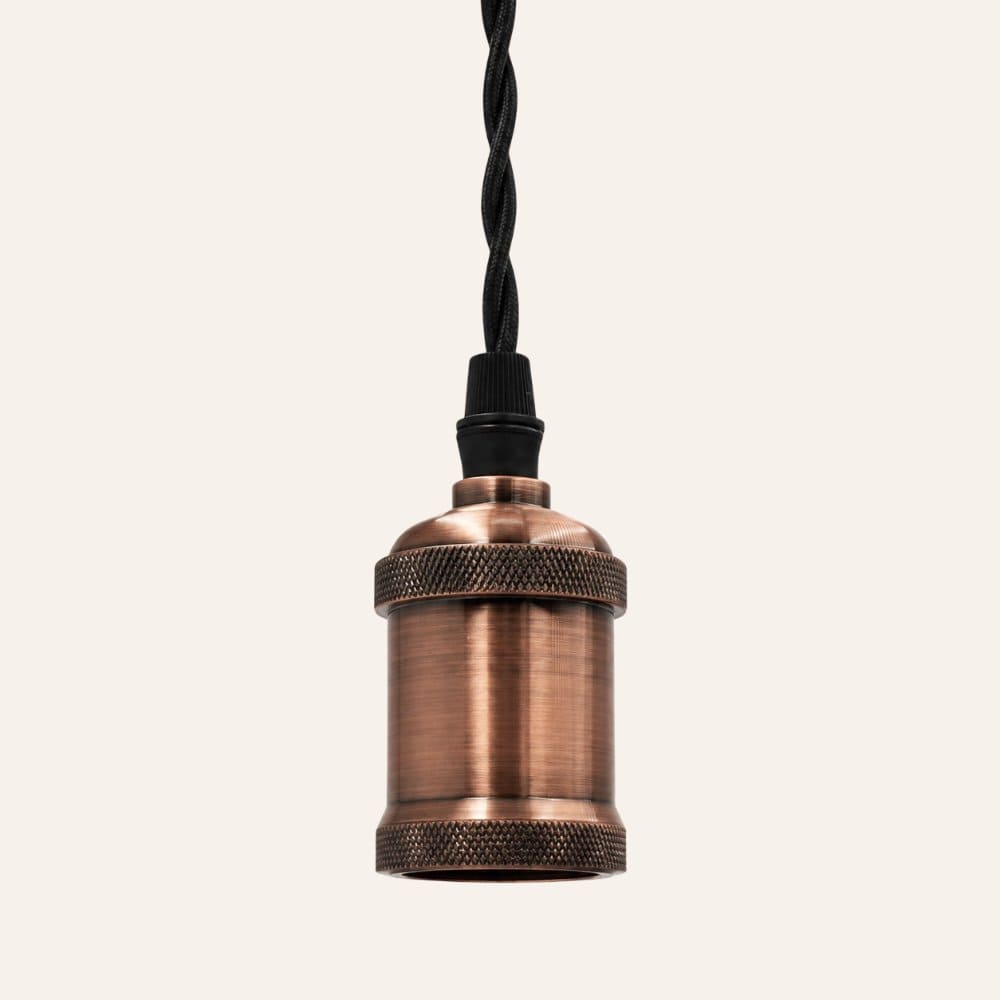 kit eléctrico colgante E27 cobre
