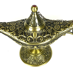 lámpara aladino gigante dorada cuerpo