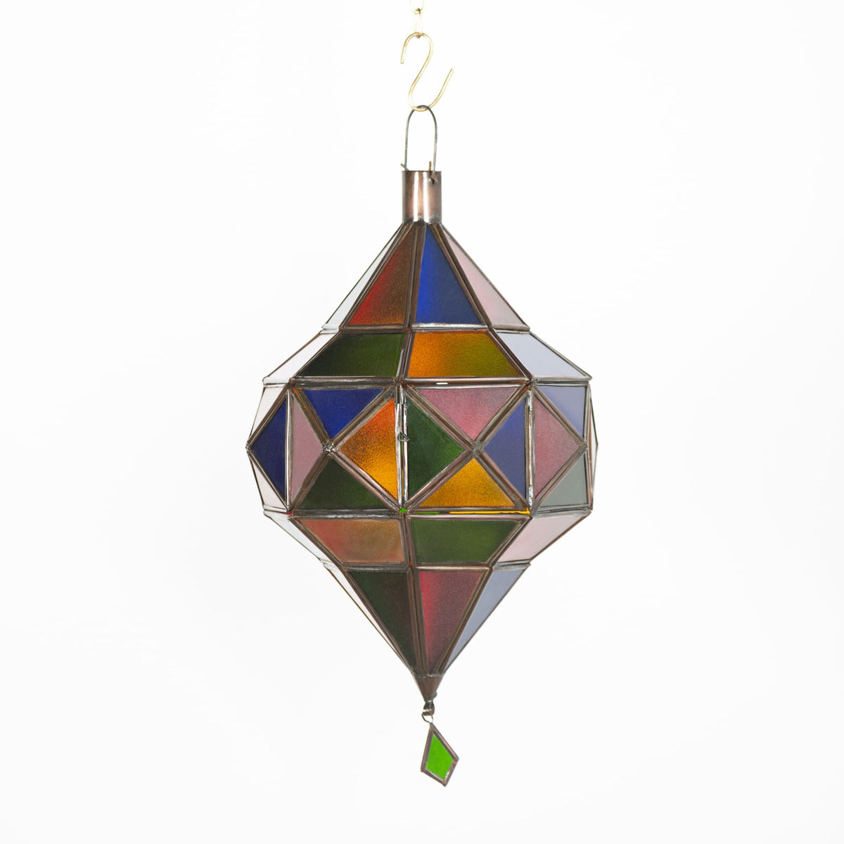 lámpara árabe de cristal Diamante Multicolor A22B