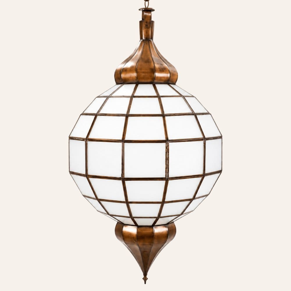 lámpara árabe esfera globo