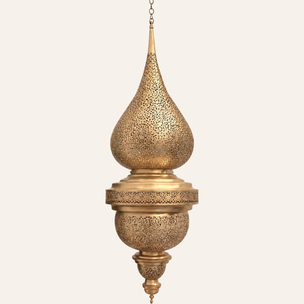 lámpara árabe GOUTTE DE MER cobre