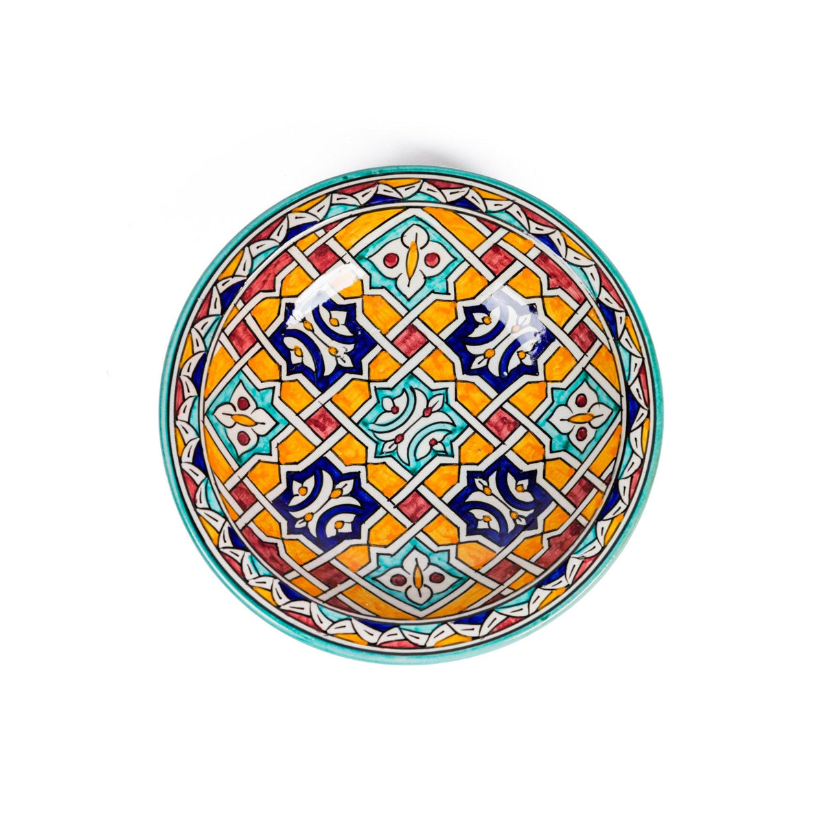 Plato árabe de cerámica de Fez 3 tamaños